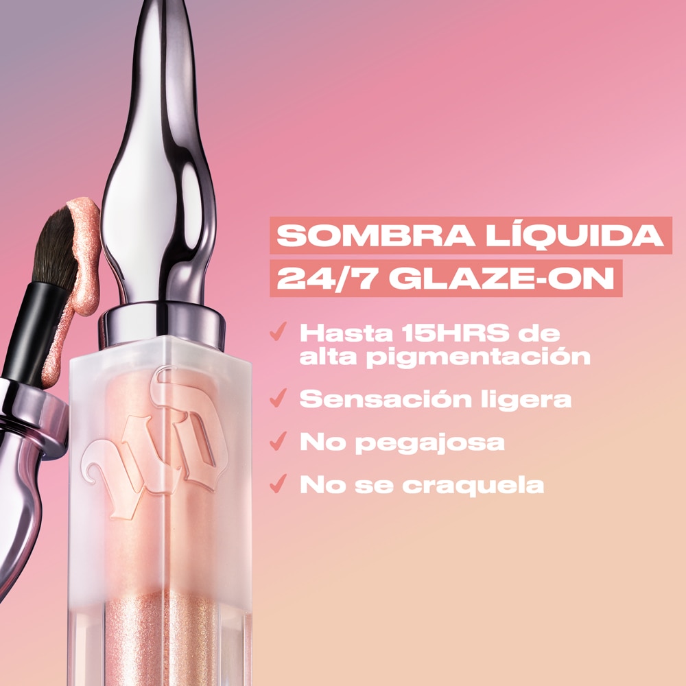 24/7 GLAZE-ON EYESHADOW URBAN DECAY (SOMBRA LÍQUIDA PARA OJOS)